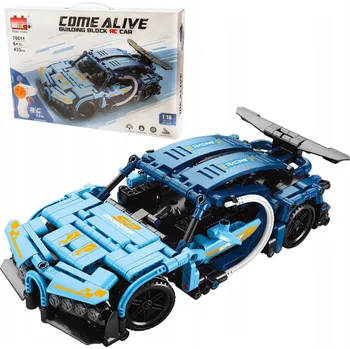 ostatní stavebnice STAVEBNICE DÁLKOVĚ OVLÁDANÉ AUTO RC SPORTOVNÍ VŮZ 433 DÍLŮ (Není LEGO)