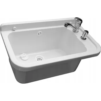 Granitový dřez Jednokomorový dřez ADGO polypropylen bílý