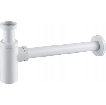 Sifon BALNEO UMYVADLOVÝ SIFON BÍLÝ MOSAZNÝ KULATÝ G1 1/4