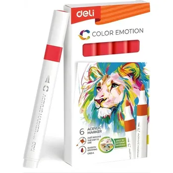 Akrylový popisovač 1mm, Red (červená)