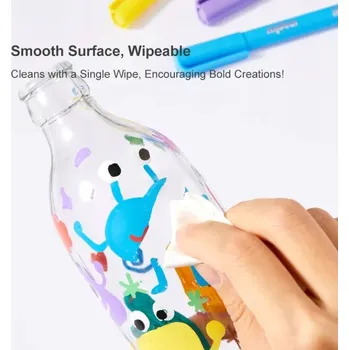 Akrylové Fixy mideer s kulatou špičkou, 24 barev