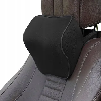 Polštář POLŠTÁŘ AUTOMOBILOVÁ ORTOPEDICKÝ NA KRK 26X22 CM PRANÍ V PRAČCE ČERNÝ