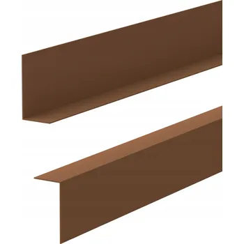 soklová lišta Lišta Questprofile PVC 20 x 10 délka 200 cm hnědá