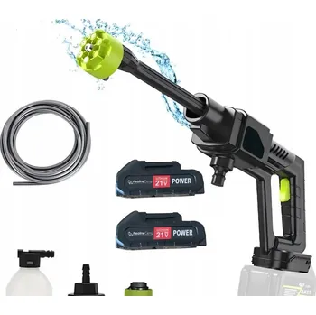 Vysokotlaký čistič AKUMULÁTOROVÁ TLAKOVÁ MYČKA BEZ KABELU 2x AKUMULÁTOR 21V 30 BAR 300W