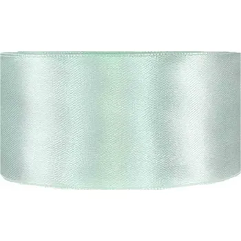 Stuha Saténová stuha oboustranná 25m x 38mm šedomodrá