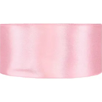 Stuha Saténová stuha oboustranná 25m x 38mm sladká růžová