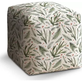 Taburet Sablio Taburet Cube Vůně jehličí: 40x40x40 cm