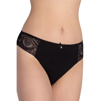 Dámské oblečení DÁMSKÝ SPODNÍ DÍL BIKIN L-1588BI béžovo-černá M