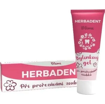 zubní pasta Herbadent Mimi Bylinkový gel při prořezávání zoubků 25 g – Expirace 31/01/2026