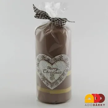 Svíčka Svíčka válec Merry Christmas 70 x 150 mm