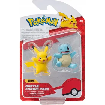 Figurka POKEMON sada 2 figurek do bitvy Pikachu Squirtle jako dárek originál