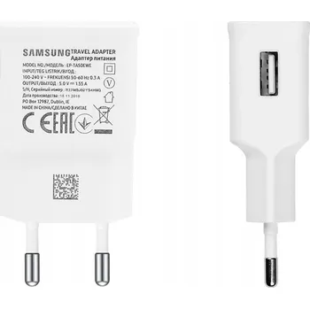 Síťová nabíječka Samsung USB-A EP-TA50EWE 5V / 1,55A Bílá