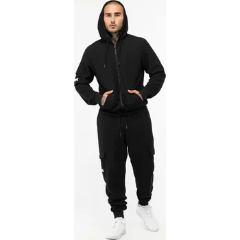 Lonsdale Men's hooded tracksuit regular fit Lonsdale černá 2551861
