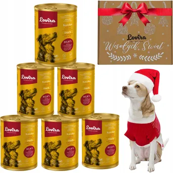 Krmivo pro psa Sada - 6x Vlhké Krmivo Kachna konzerva