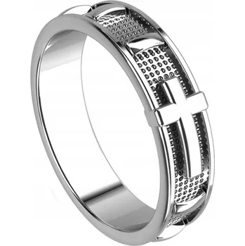 Prsten Prsten RŮŽENEC, Stříbro ryzost 925 Prstýnek rhodiovaný | vel. 17