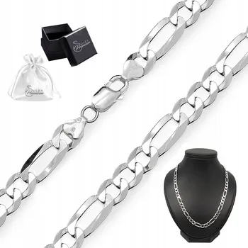 Řetízek Řetízek stříbro ryzost 925 Stylový Originální Figaro splétaný | 45 cm x 5 mm