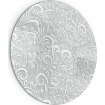 Krbová kamna Skleněná Ochranná Deska Pod Kamna Kamna Elegantní Rostlinný Vzor