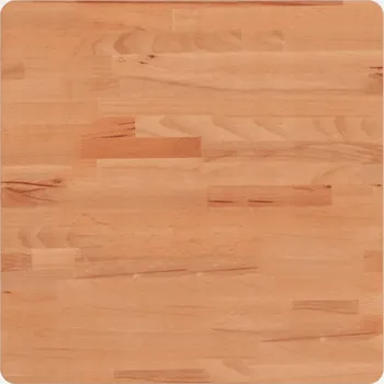 Konferenční stolek Deska stolu, 50x50x4 cm, čtvercová, masivní bukové dřevo