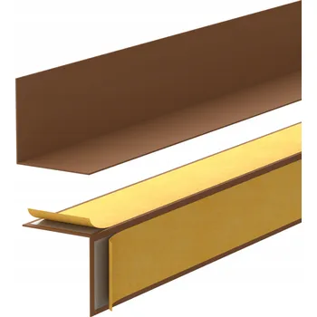 soklová lišta Lišta Questprofile PVC 50 x 20, délka 200 cm, hnědá