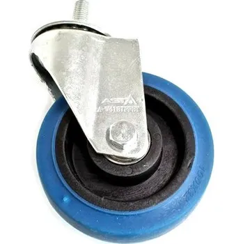 Kolo pro vozíky 100 x 30 mm, otočné uložení, nosnost 90 kg - ASTA A-W41BTPRBT