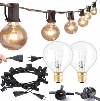 Dekorativní svítidlo Světelný řetěz KNBB6, délka 2000 cm, napájení ze sítě