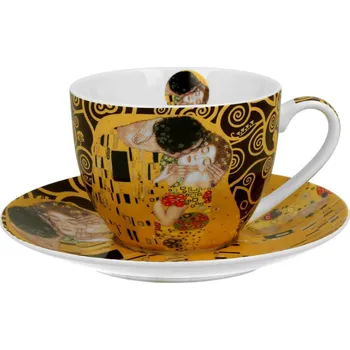 Šálek Duo The Kiss Brown porcelán 250 ml 1 ks