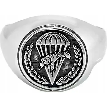 Prsten Stříbrný prsten s motivem PARAŠUTISTŮ vel. 24