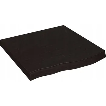 Konferenční stolek Čtvercový stolek VidaXL 60 x 2 x 60 cm, dub hnědý