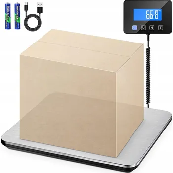 Kuchyňská váha PLATOVÁ VÁHA NA BALÍKY POŠTOVNÍ 200kg Kufr ELEKTRONICKÁ SKLADOVÁ