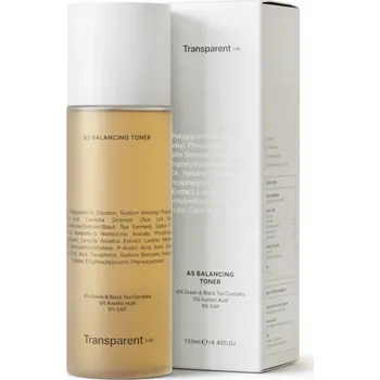 TRANSPARENT LAB 5 Balancing Toner rozjasňující a antioxidační tonikum
