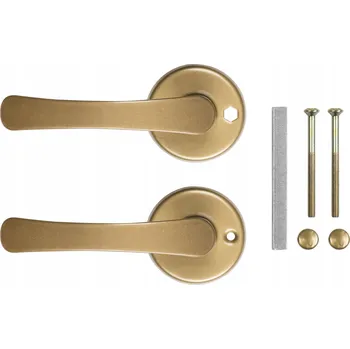 Dveřní kování Klika ke dveřím interiérovým ADGO Štítek kulatý