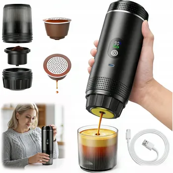 Kávovar Automatický automatický kávovar Wacaco Minipresso NS 0 W černý