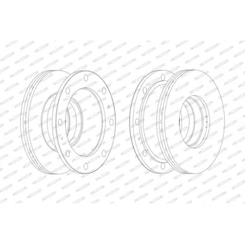 Brzdový kotouč Brzdový kotouč FERODO FCR106A