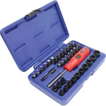 Bit Úderový šroubovák na bity 1/4", včetně bitů a hlavic, sada 37 ks - ASTA A-14ISE37