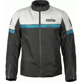 Moto bunda YOKO Bunda GARTSA černá / šedá - Velikost L