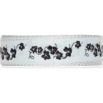 Stuha Smuteční stuha břečťan šedá 25mm x 18m