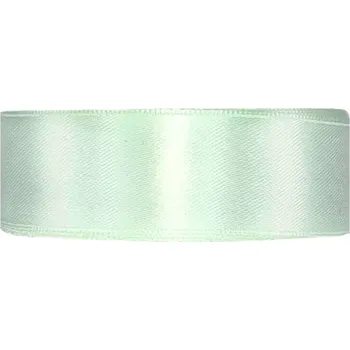 Stuha Saténová stuha oboustranná 25m x 25mm perlově modrá