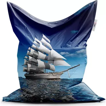 Sedací pytel Sablio Sedací vak Classic Loď - 200x140 cm