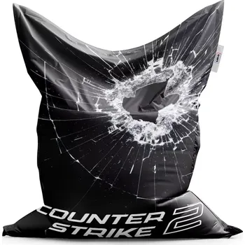 Sedací pytel Sablio Sedací vak Classic Counter Strike 2 Průstřel - 150x100 cm