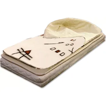 BabičkaOvečková.cz Spací pytel (oboustranná deka) z ovčí vlny merino japan, Polštář Bez polštáře