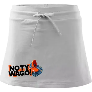 Dámská sukně No ty wago - Sportovní sukně - two in one - L ( Bílá )
