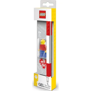 LEGO Gelové pero s minifigurkou, červené - 1 ks