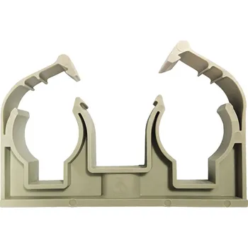 PPR příchytka dvojitá plastová TX 2x32 mm