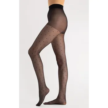 Dámské punčochy Silonkové punčocháče Fiore Kim 15 den Barva: Černá, Velikost: 5-XL