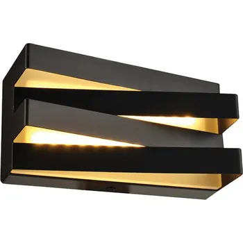 Nástěnné svítidlo ACA Lighting nástěnné svítidlo MILANO LED 12W 3000K 960lm černý kov 20x11x9cm V80LEDW20BK