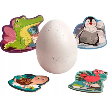Puzzle TOP BRIGHT Puzzle Kuřátka ve vajíčku 2 + 3 + 4 + 5 kusů