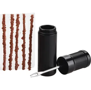 Cyklo nářadí BIKEFLOW Sada na opravu tubeless plášťů – CNC hliníkový nástroj + 5 knoty – kompaktní NO SIZE