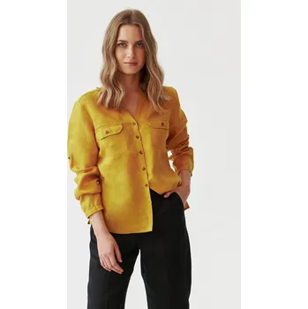 Dámská košile Tatuum DÁMSKÁ LNĚNÁ KOŠILE S VYHRNOVACÍMI RUKÁVY - JUSTYNA