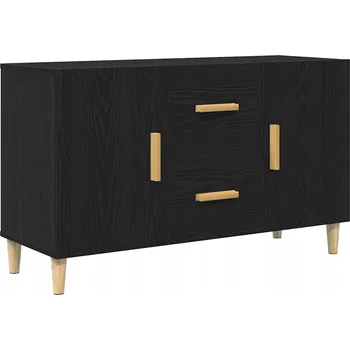 Komoda Komoda, černý dub, 100x36x60 cm, dřevotříska