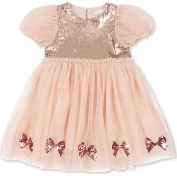 Dívčí šaty Dívčí šaty Konges Sløjd MEI DRESS KS103906.9BYA růžová 03X, vel. 134-140